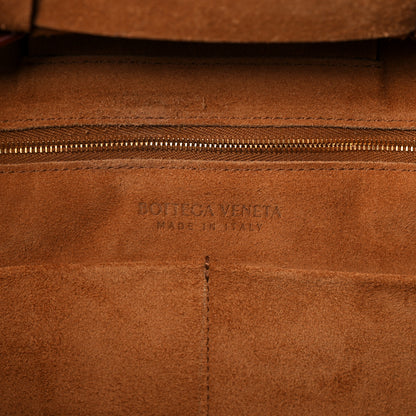 Bottega Veneta French Calfskin Maxi Intrecciato Medium Arco Red 5 of 7