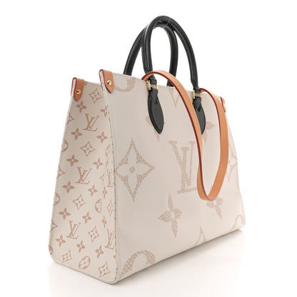 Louis Vuitton Monogram Dune Giant Onthego MM 2 of 10