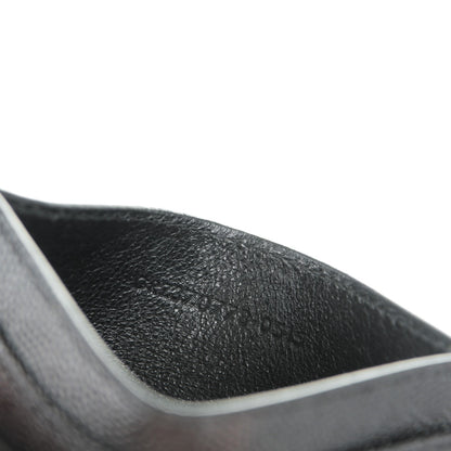 Saint Laurent Grain De Poudre Monogram Credit Card Case Black 7 of 7