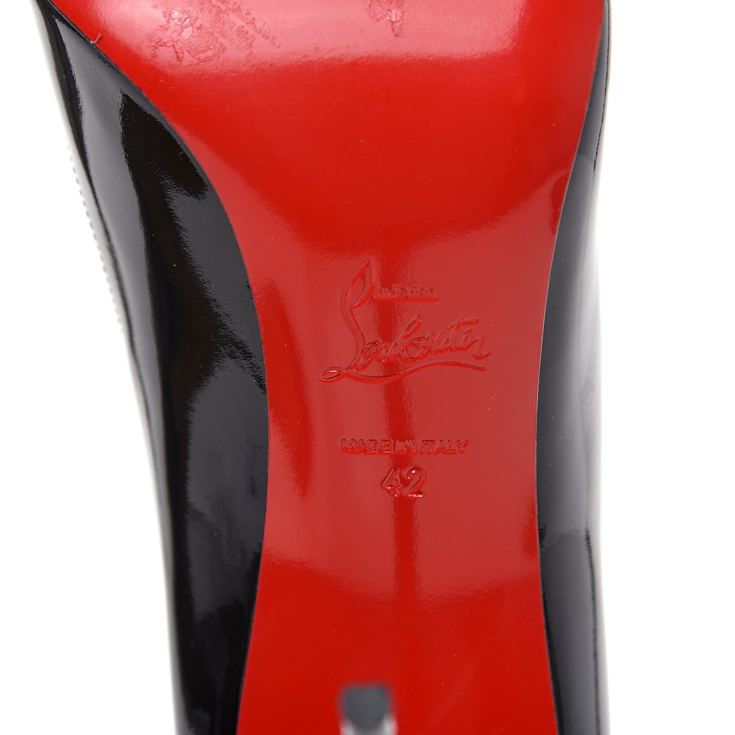 Christian Louboutin Patent Pigalle Follies 100 Pumps 42 Black 7 of 9