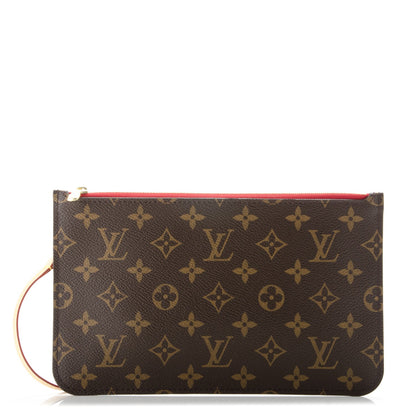 Louis Vuitton Monogram Neverfull MM GM Pochette Cherry 1 of 7