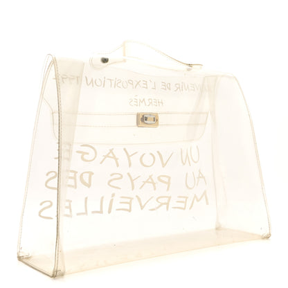 Hermes Vinyl Souvenir De L'Exposition Kelly Transparent 3 of 10