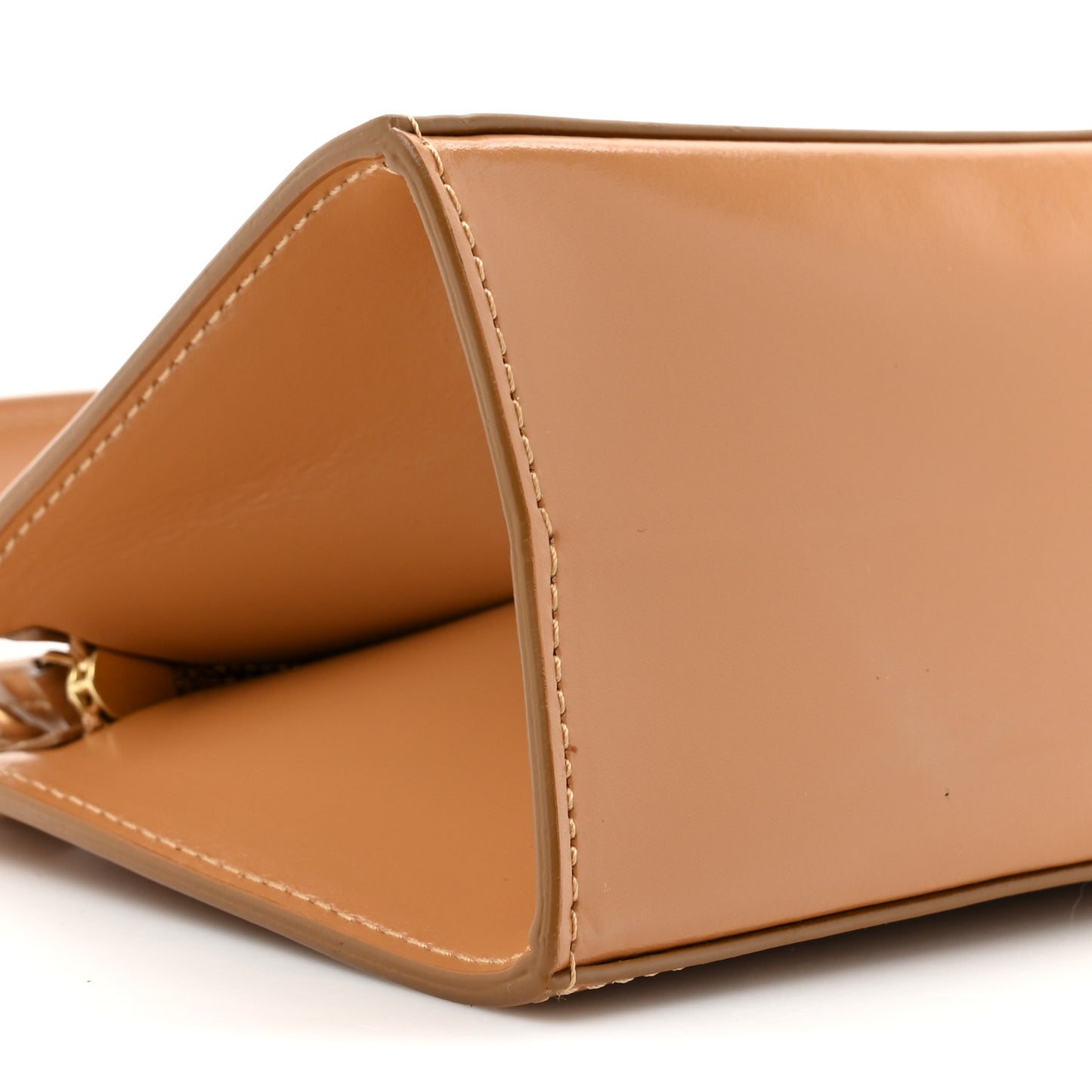 Calfskin Pencil Shoulder Bag Caramel