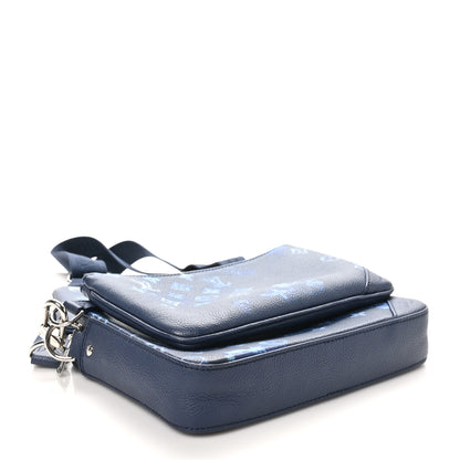 Louis Vuitton Monogram Ink Watercolor Trio Messenger Bag Blue 4 of 9