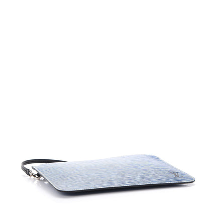 Louis Vuitton Epi Neverfull Pochette MM Denim Light 4 of 7