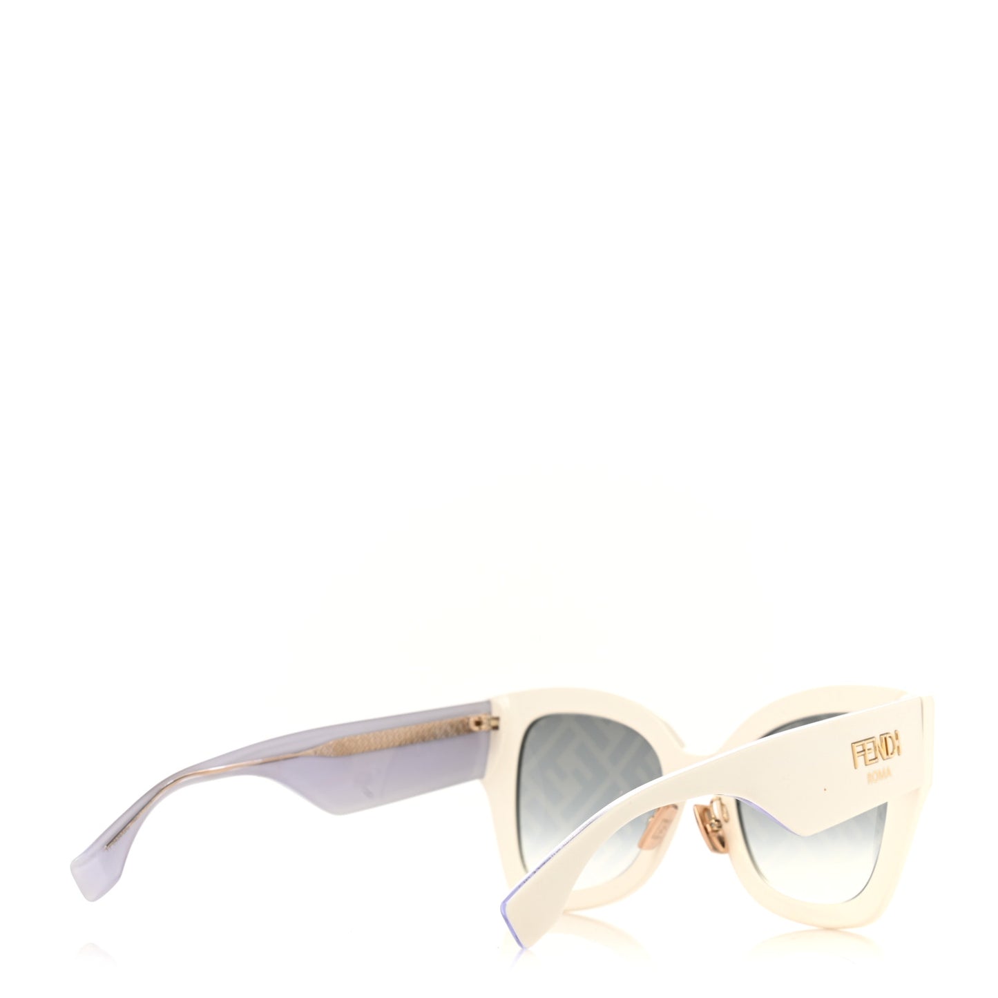 Acetate FF Sunglasses FF 0434/G/S White Gold