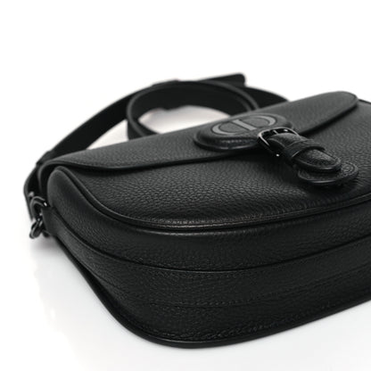 Christian Dior Grained Calfskin Medium Bobby Flap Black 7 of 8