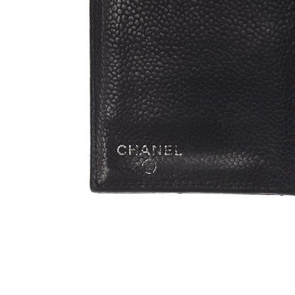 Chanel Caviar Quilted Large Gusset Flap Wallet Black 6 of 17