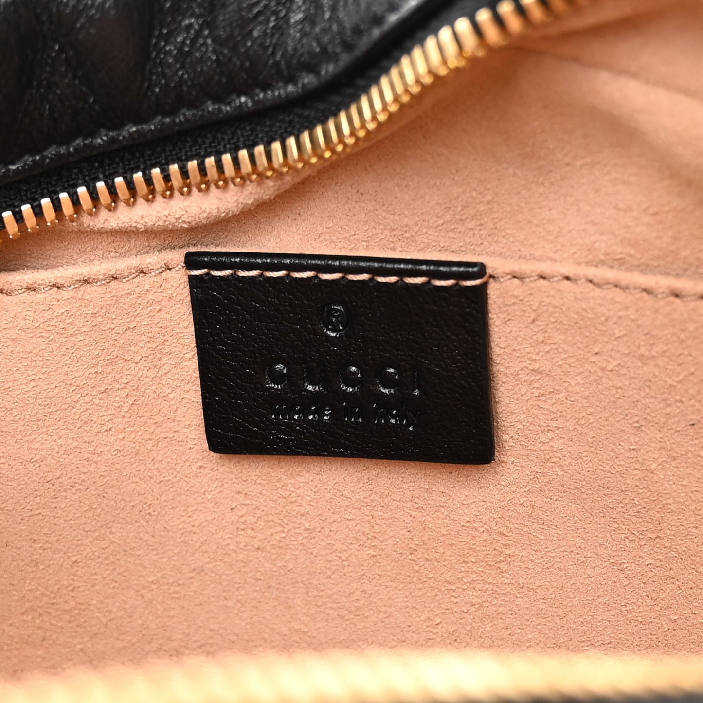 Monogram Matelasse Diagonal Small GG Marmont Chain Shoulder Bag Beige Black