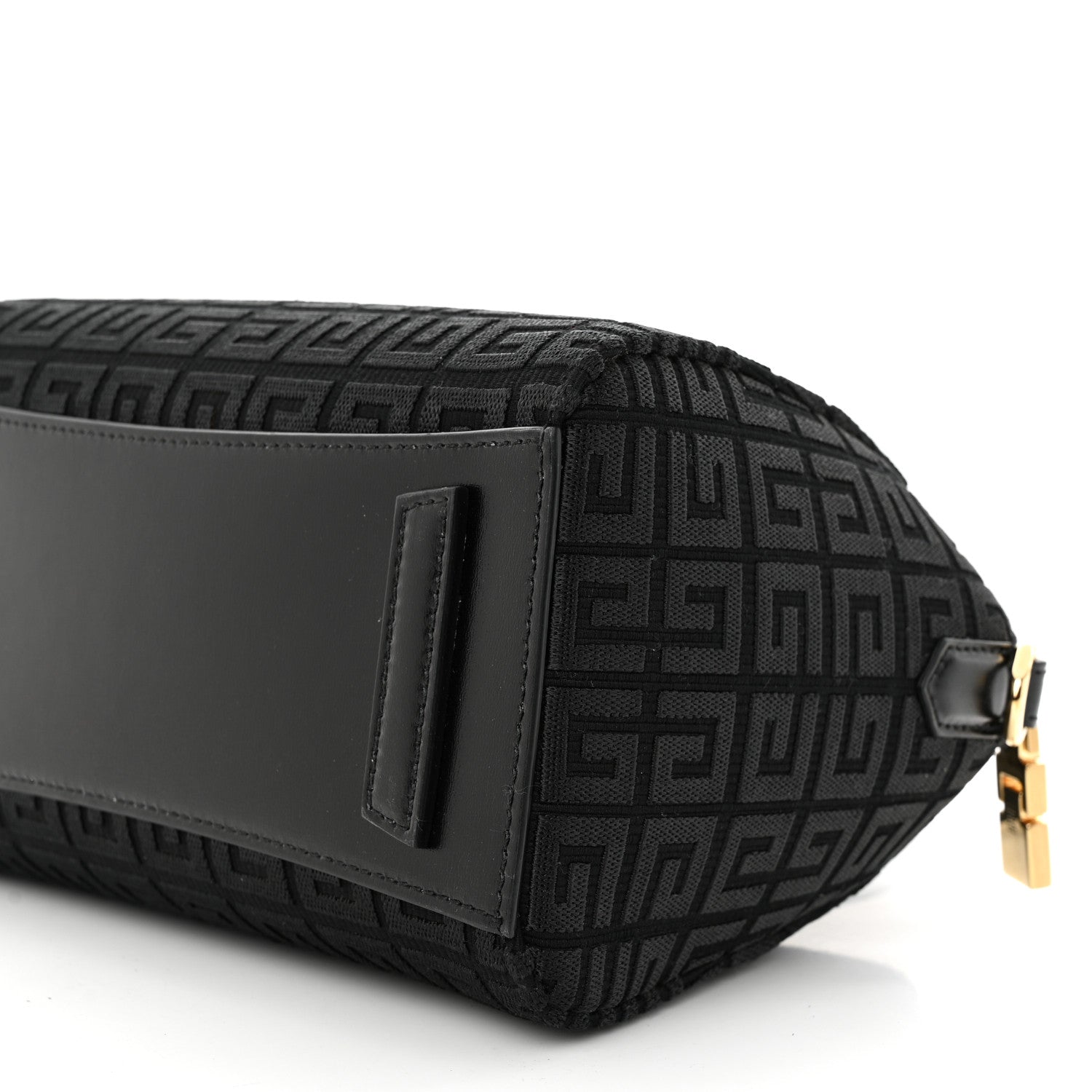 Givenchy Canvas Jacquard Embroidered Calfskin 4G Mini Antigona Black 9 of 9