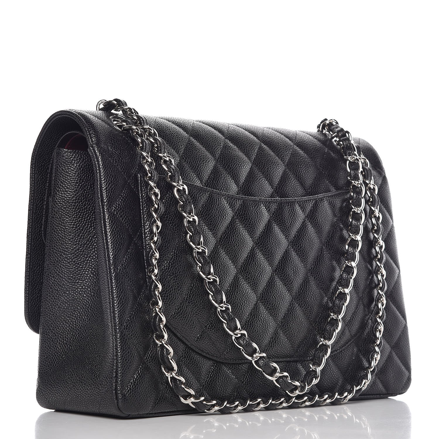 Chanel Caviar Quilted Maxi Double Flap Black 3 of 14