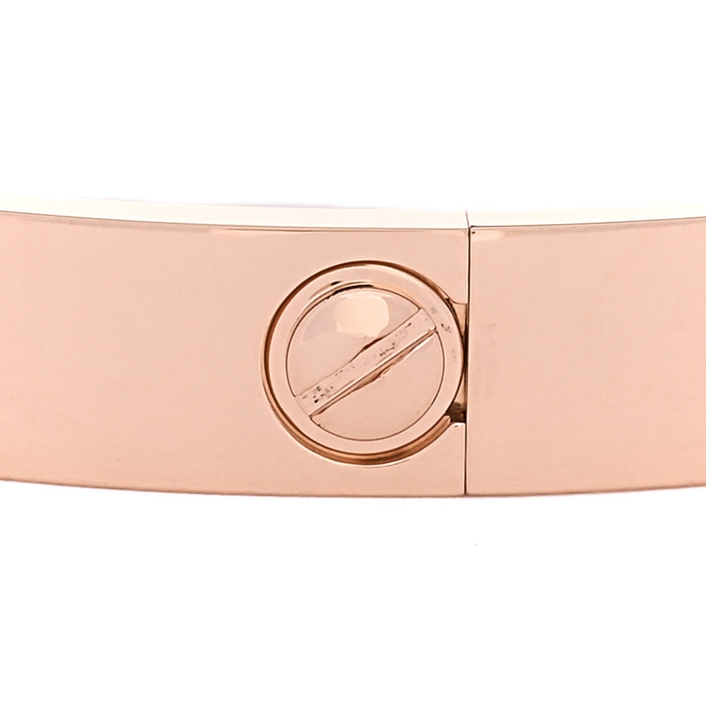 18K Pink Gold 10 Diamond LOVE Bracelet 16