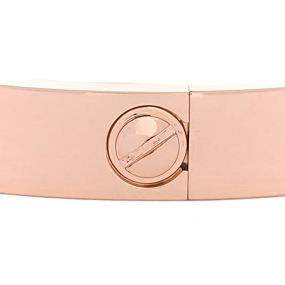 Cartier 18K Pink Gold 10 Diamond LOVE Bracelet 16 3 of 6
