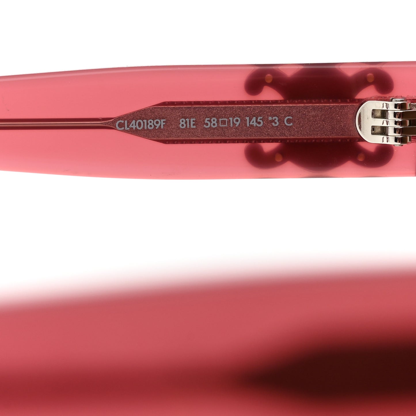 Acetate Triomphe Sunglasses CL40189F Milky Merlot