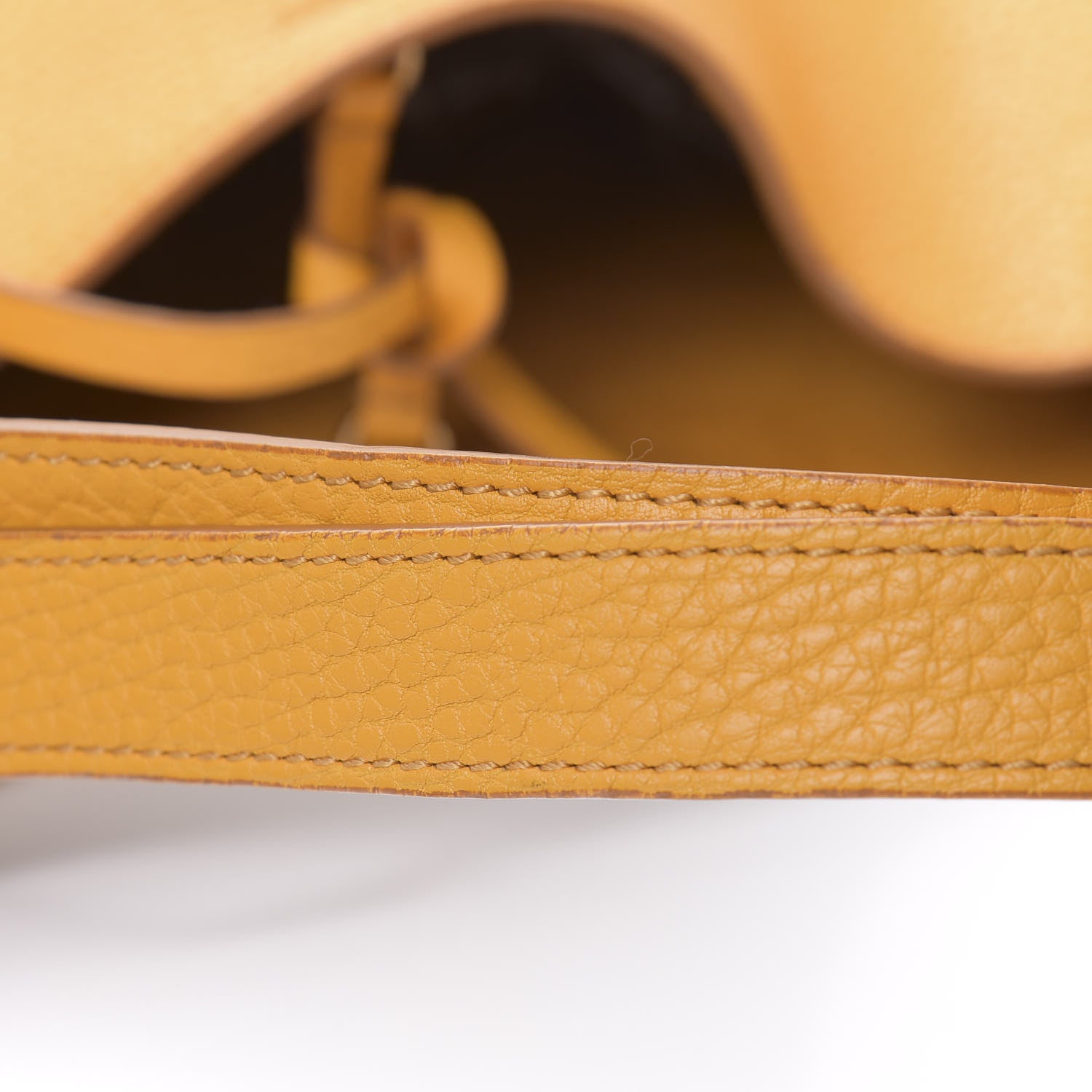 Celine Crisped Calfskin Medium Hobo Bag Saffron 16 of 16