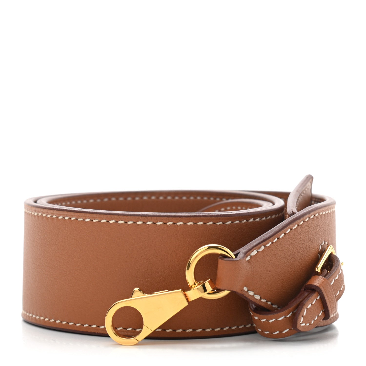 Hermes Swift 38mm Etiquette Shoulder Strap Gold 1 of 5