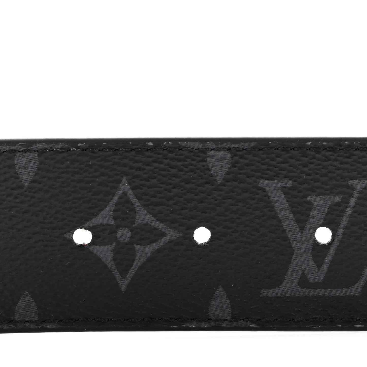 Monogram Eclipse Taigarama 40mm LV Initiales Reversible Belt 95 38 Black