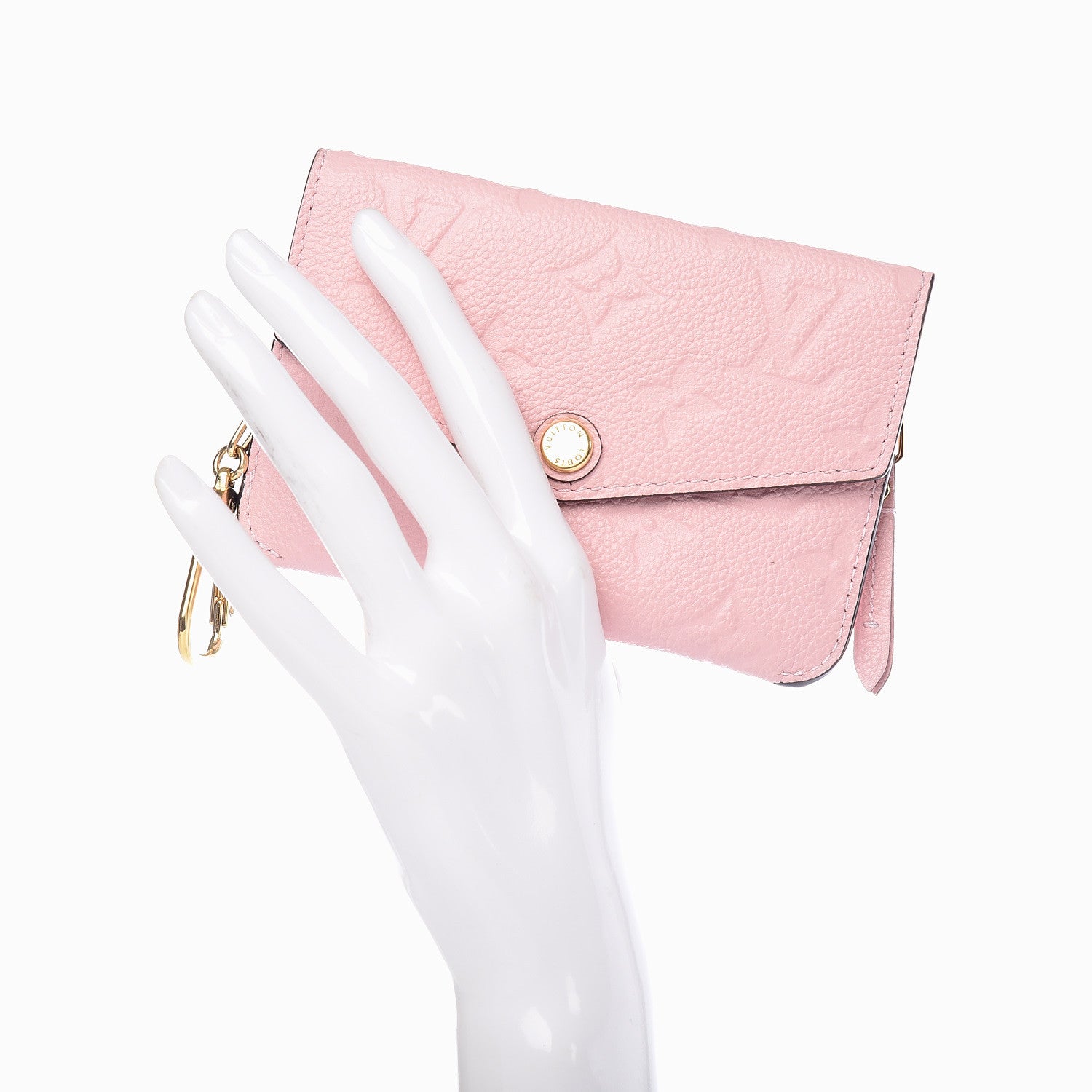 Louis Vuitton Empreinte Key Pouch Rose Ballerine 2 of 12
