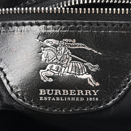 Burberry Prorsum Calfskin Studded Knight Satchel Black 7 of 19