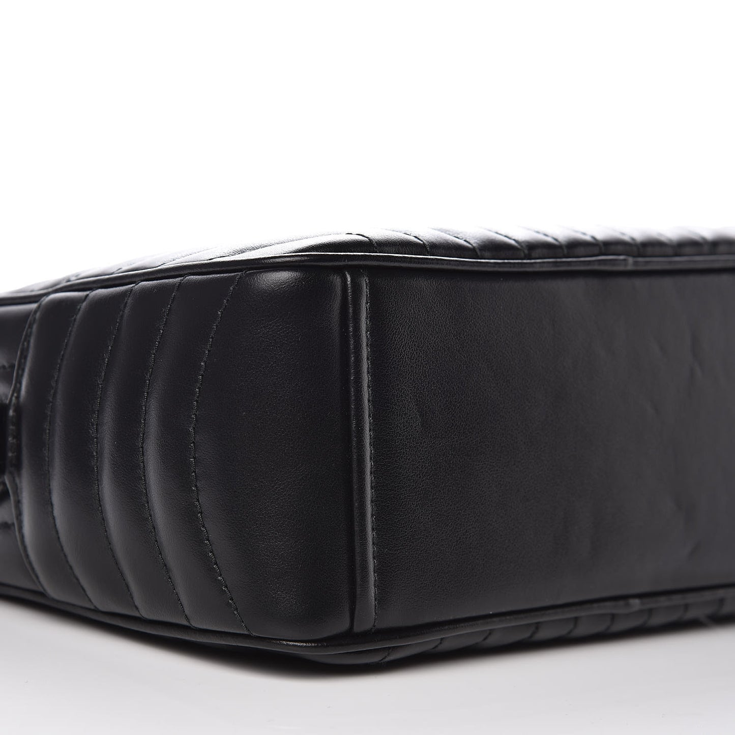 Soft Calfskin Diagramme Crossbody Bag Black