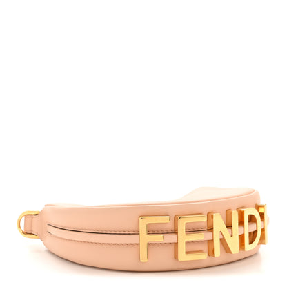 Fendi Vitello Grace Matte Nano Fendigraphy Hobo Charm Light Rose 4 of 14