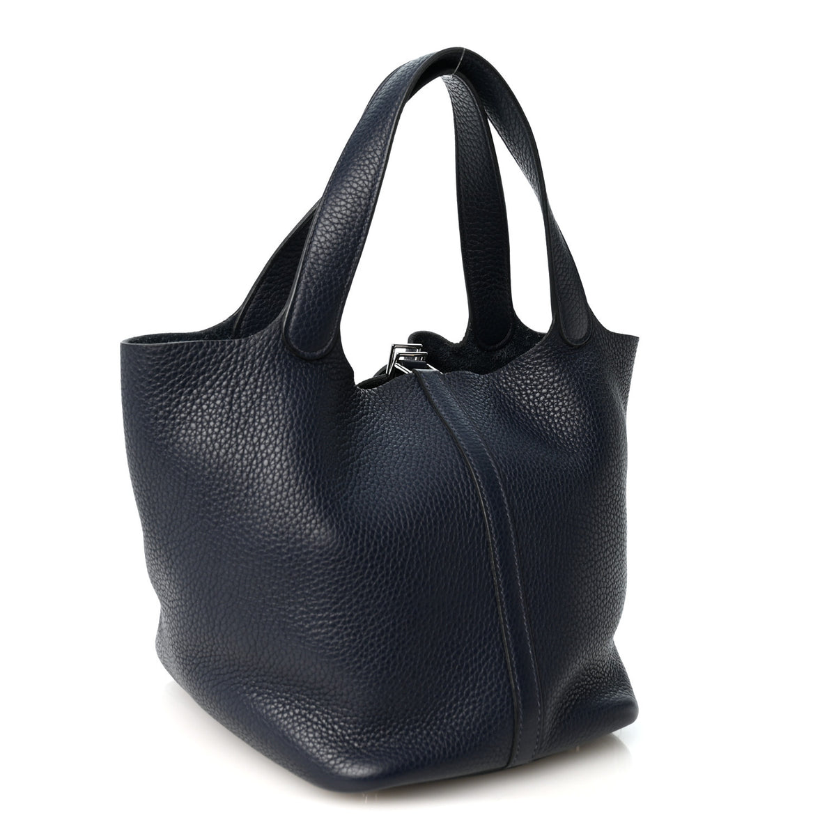 Taurillon Clemence Picotin Lock 22 MM Bleu Nuit