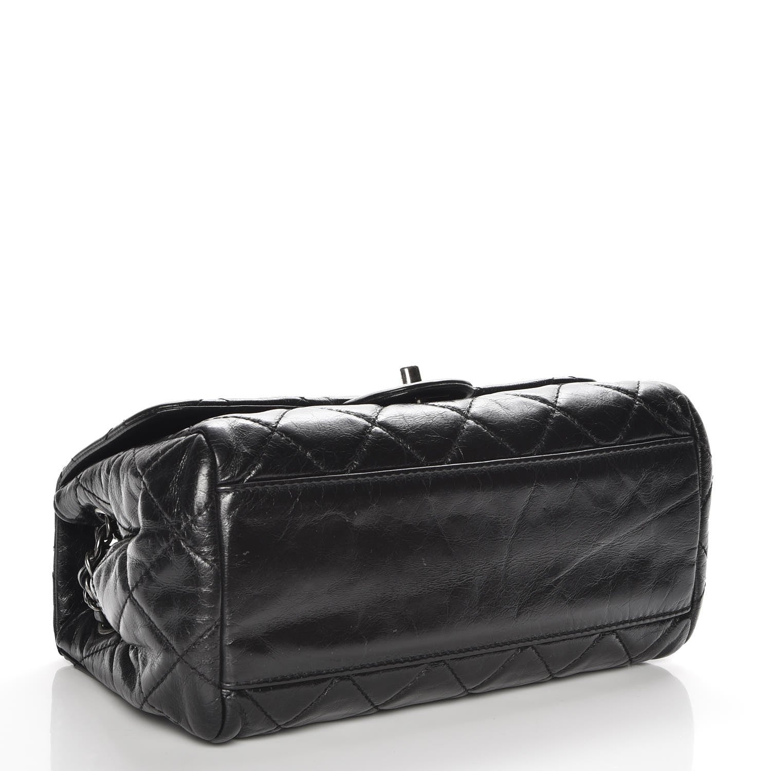 Chanel Glazed Calfskin Quilted Coco Soft Flap Black 5 of 8