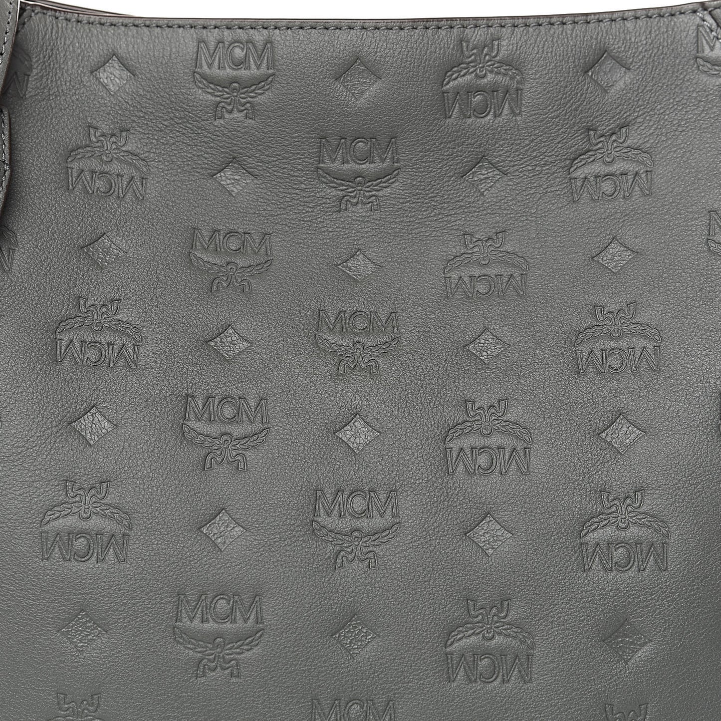 Grained Calfskin Medium Klara Hobo Charcoal