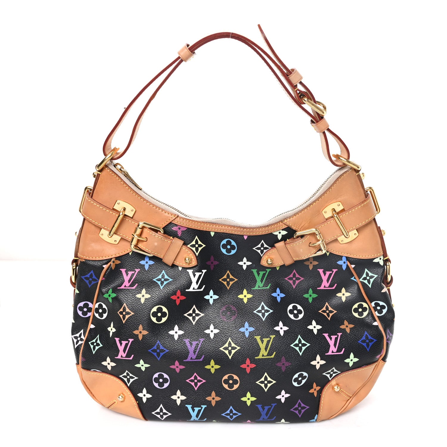 Louis Vuitton Monogram Multicolor Greta Black 1 of 10