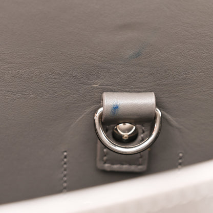 Saint Laurent Grained Calfskin Topstitch Small Sac De Jour Grey 8 of 11