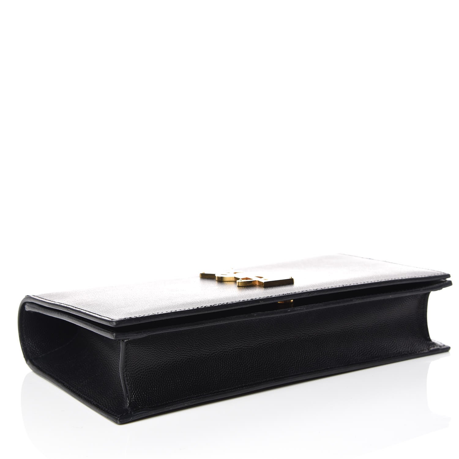 Saint Laurent Grain De Poudre Classic Monogram Kate Clutch Black 4 of 8
