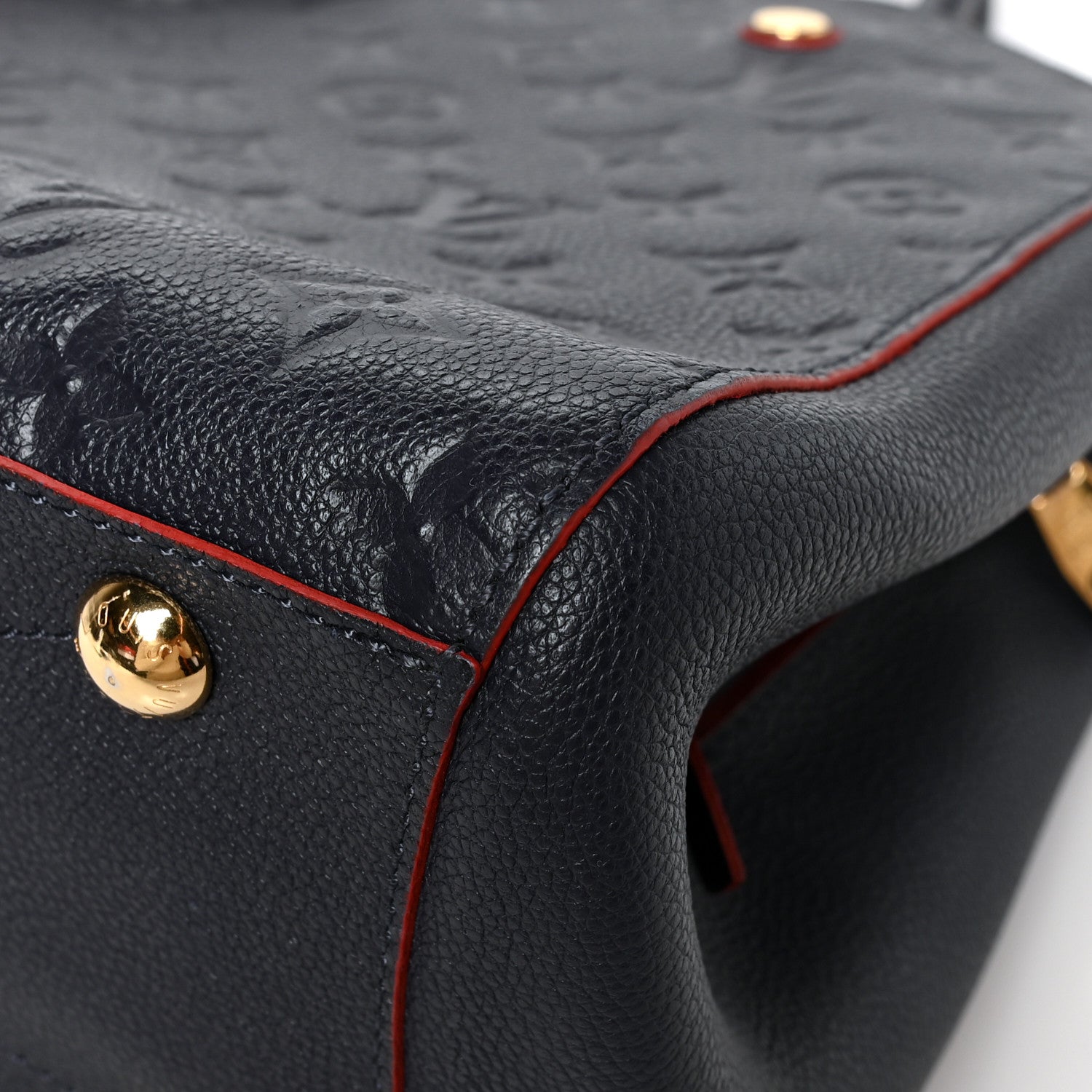 Louis Vuitton Empreinte Montaigne MM Marine Rouge 12 of 15