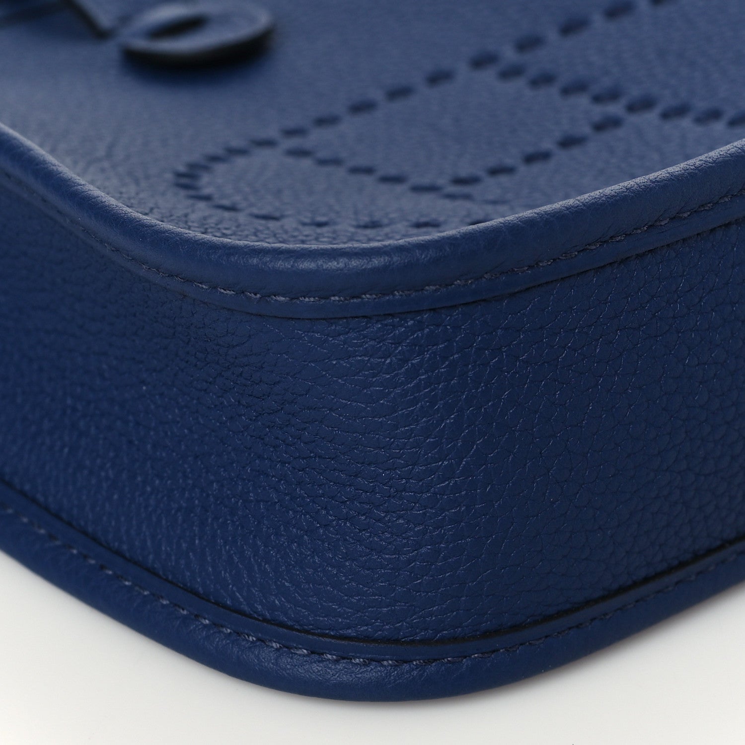 Hermes Taurillon Clemence Amazone Evelyne TPM Blue Saphir Blue Indigo 9 of 10