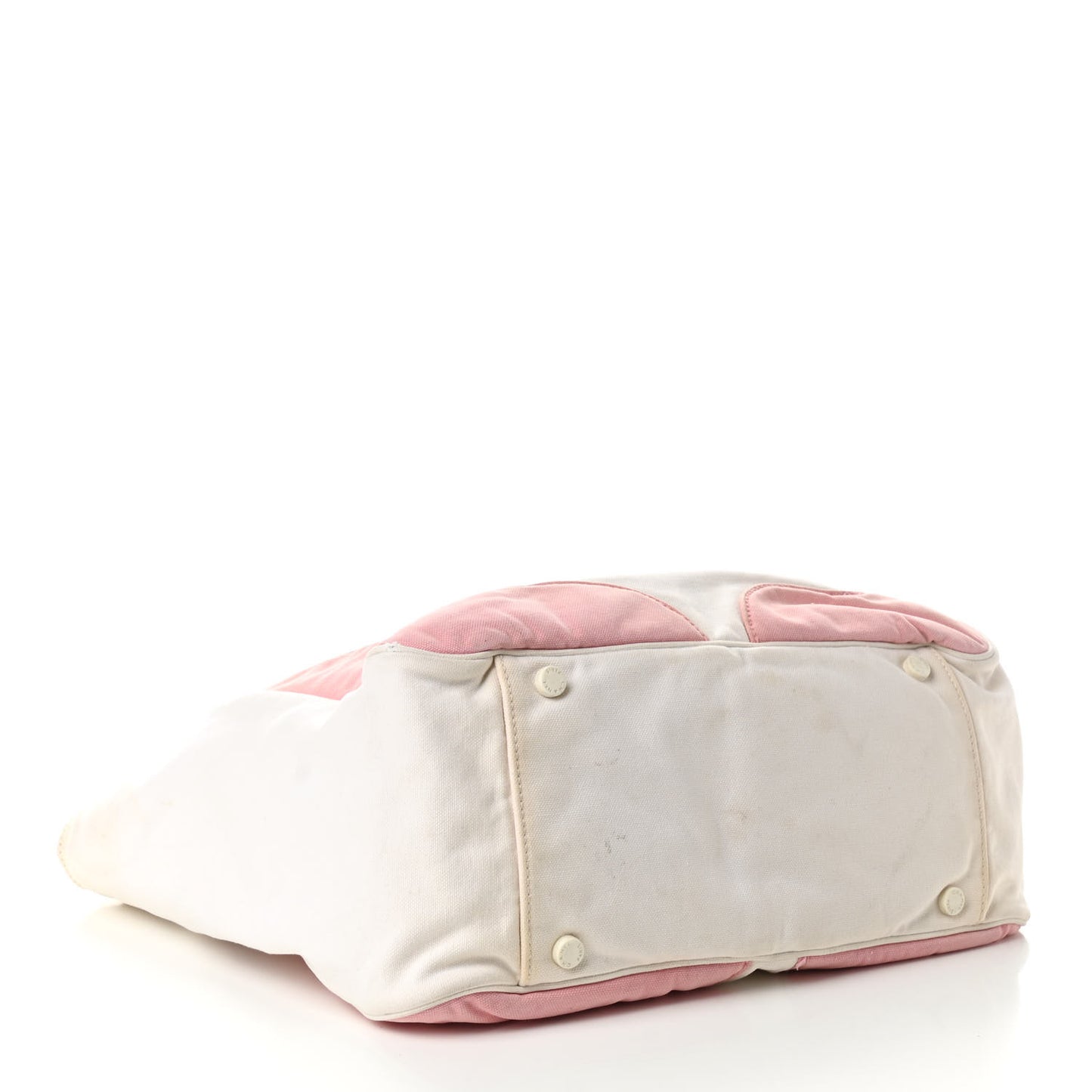 Canvas CC Handbag Pink White