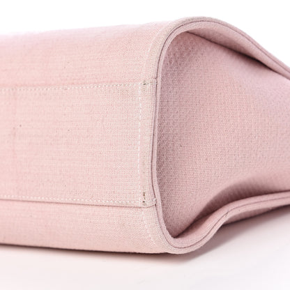 Chanel Canvas Deauville Small Tote Pink 14 of 15