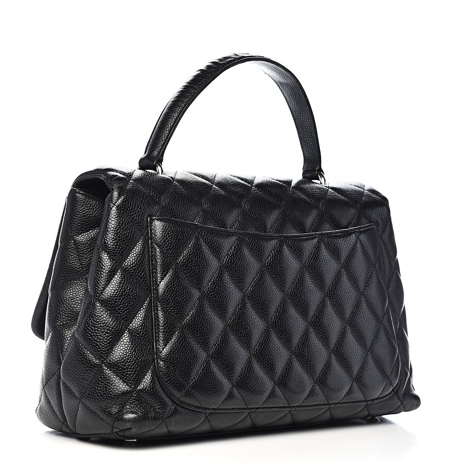 Chanel Caviar Quilted Jumbo Kelly Flap Black 3 of 16