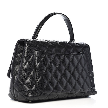 Chanel Caviar Quilted Jumbo Kelly Flap Black 3 of 16