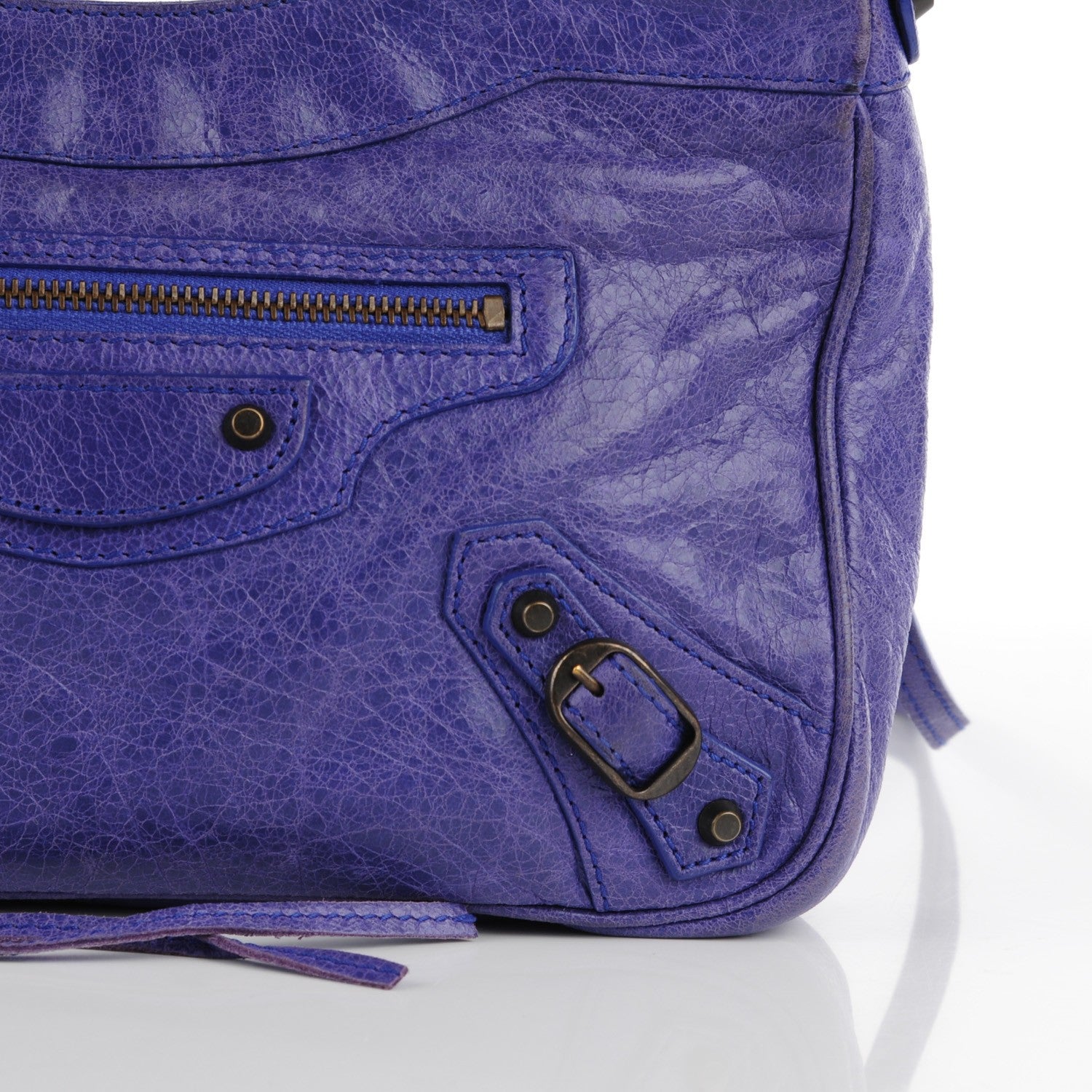 Balenciaga Agneau Classic Hardware Hip Bleu Lavande 11 of 11