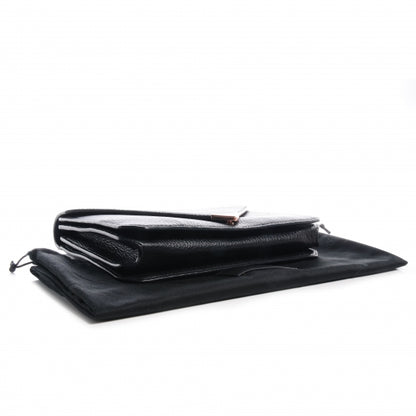 Alexander Wang Soft Pebbled Prisma Skeletal Clutch Black 4 of 6