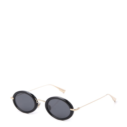 Christian Dior Hypnotic Round Sunglasses Gold Gray 1 of 8