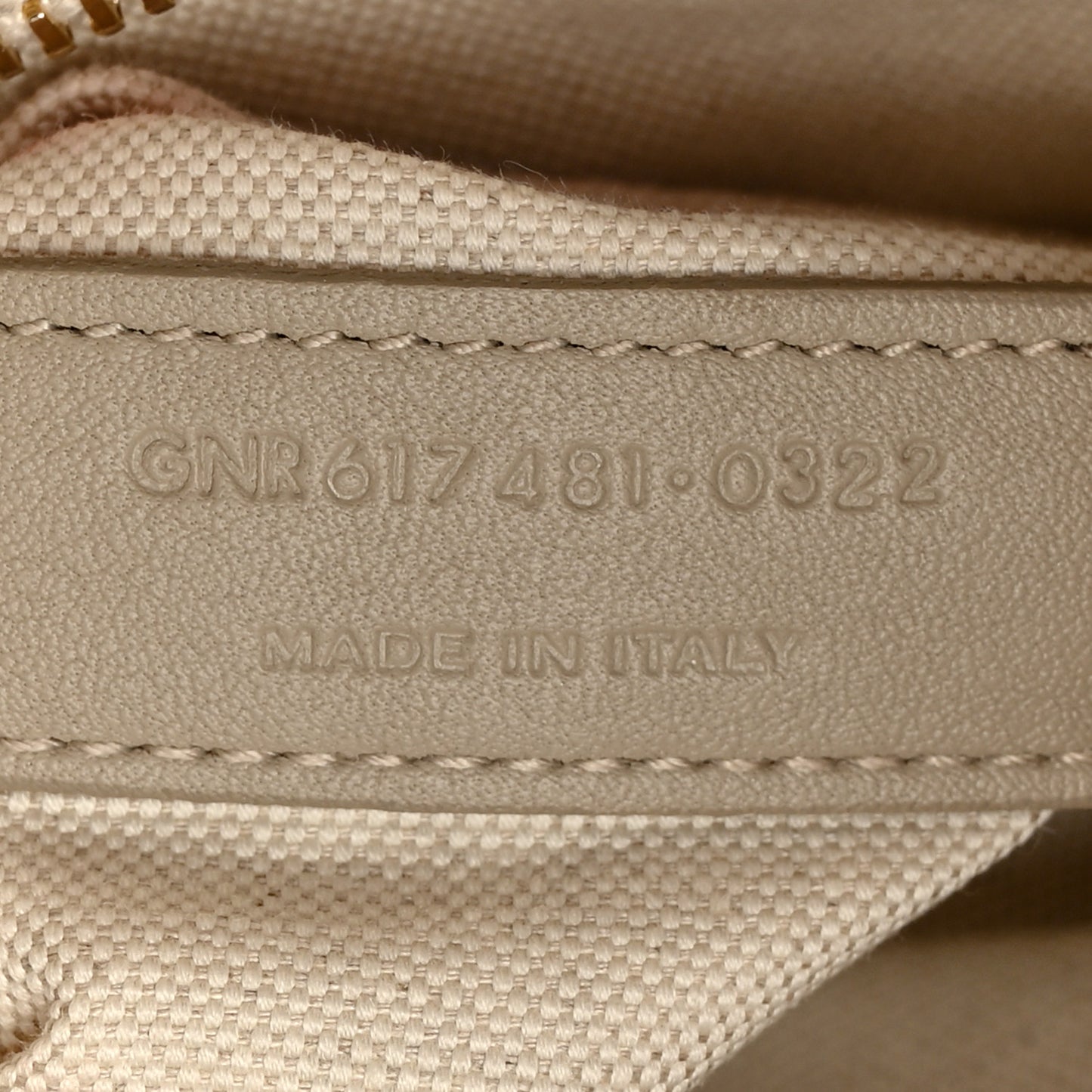 SAINT LAURENT Linen Calfskin Small Rive Gauche Tote Beige Sea Salt