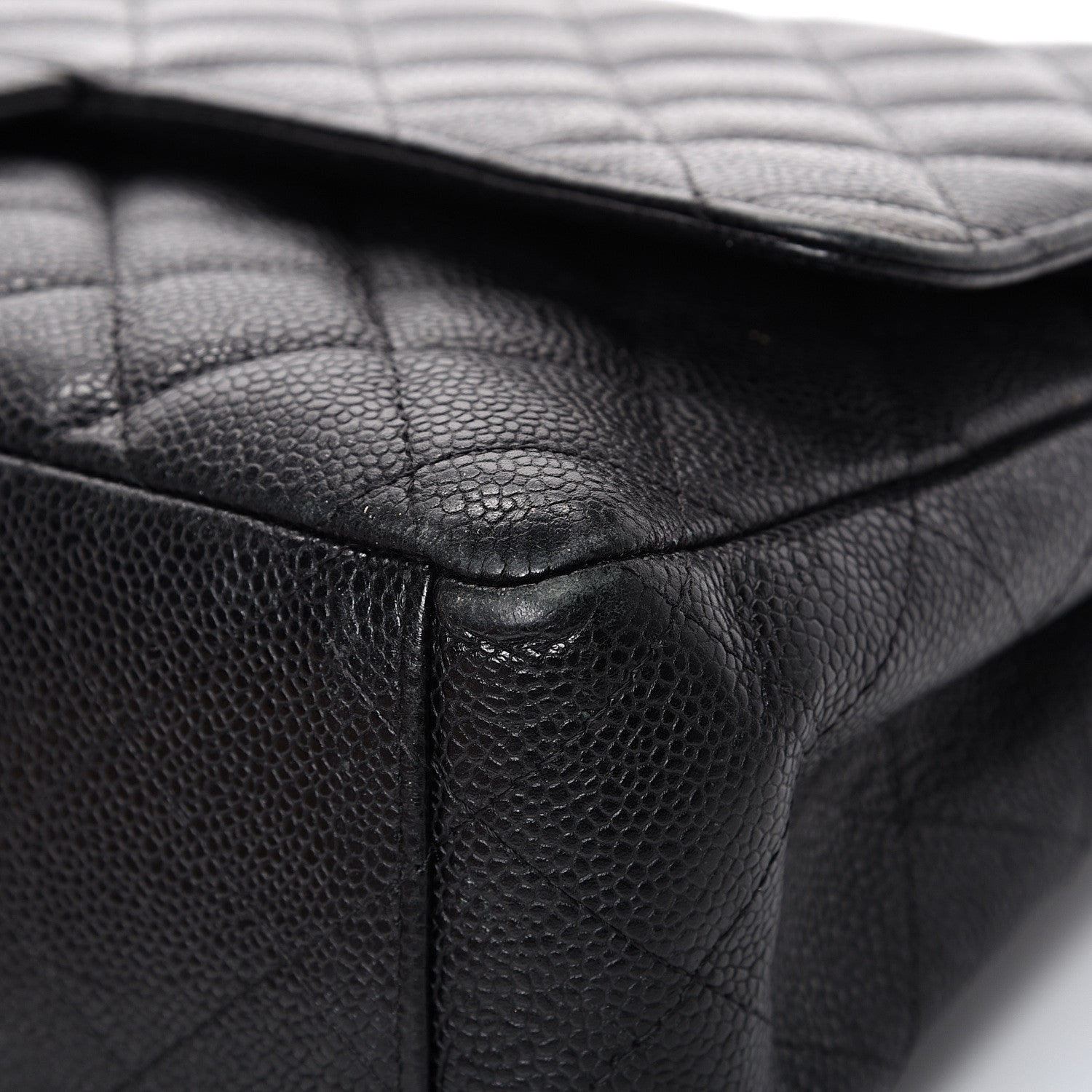 Chanel Caviar Quilted Maxi Double Flap Black 9 of 19