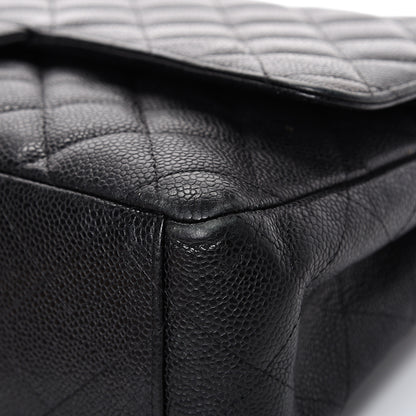 Chanel Caviar Quilted Maxi Double Flap Black 9 of 19