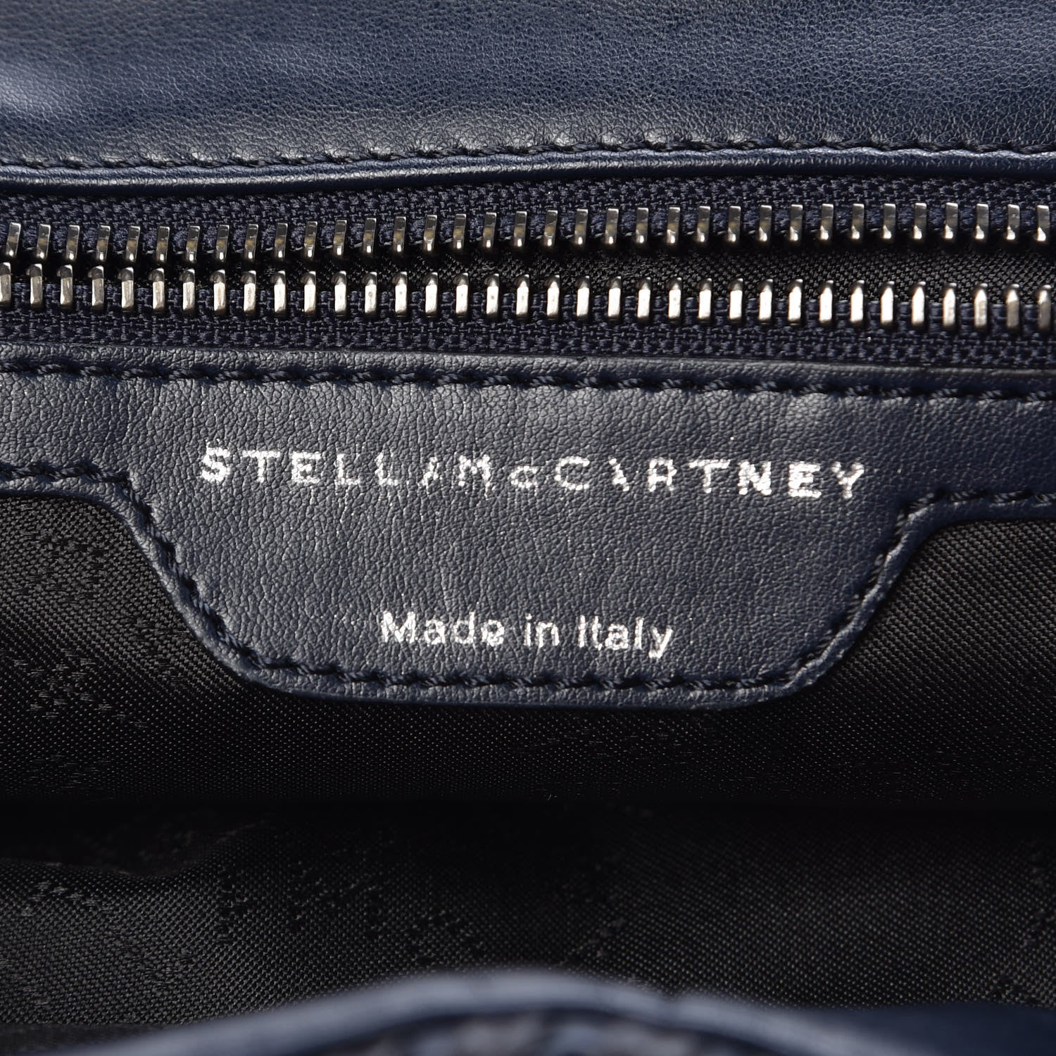 Stella McCartney Denim Quilted Falabella Backpack Blue 6 of 9