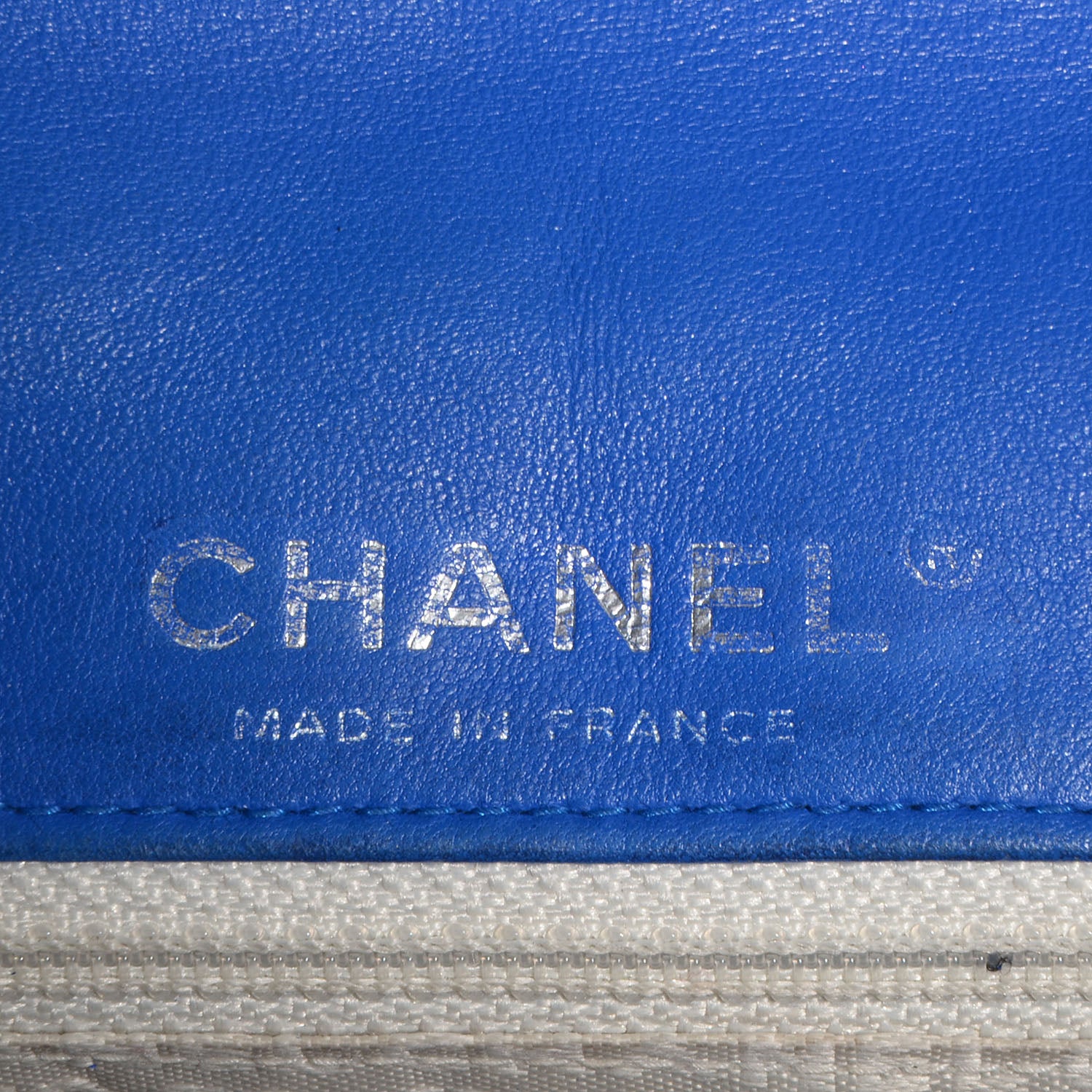 Chanel Lambskin Ladybug Medium Single Flap Dark Blue 5 of 8