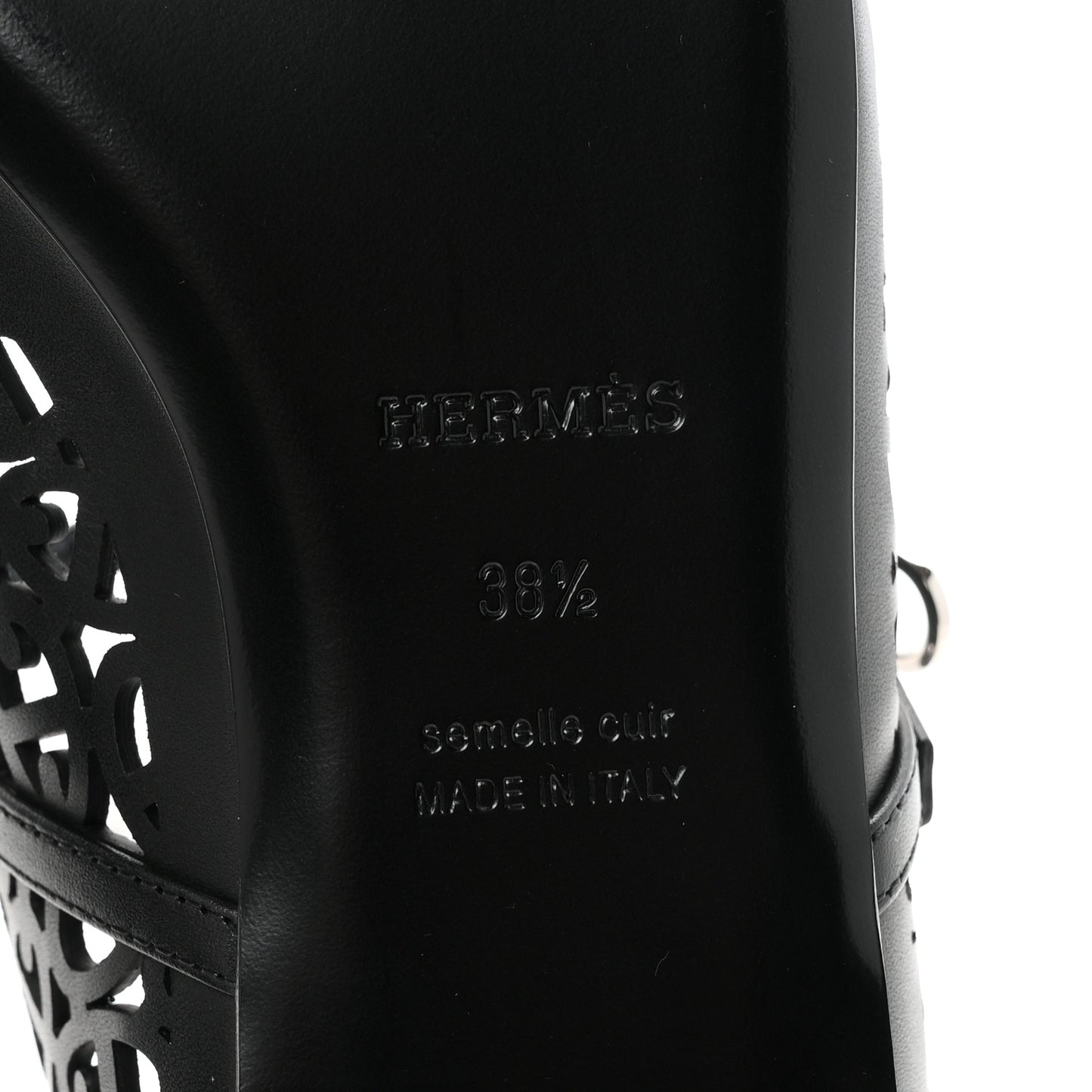 Calfskin Meli Ballet Flats 38.5 Black