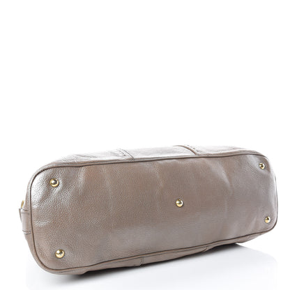 Saint Laurent Calfskin Oversized Muse Pewter 4 of 18