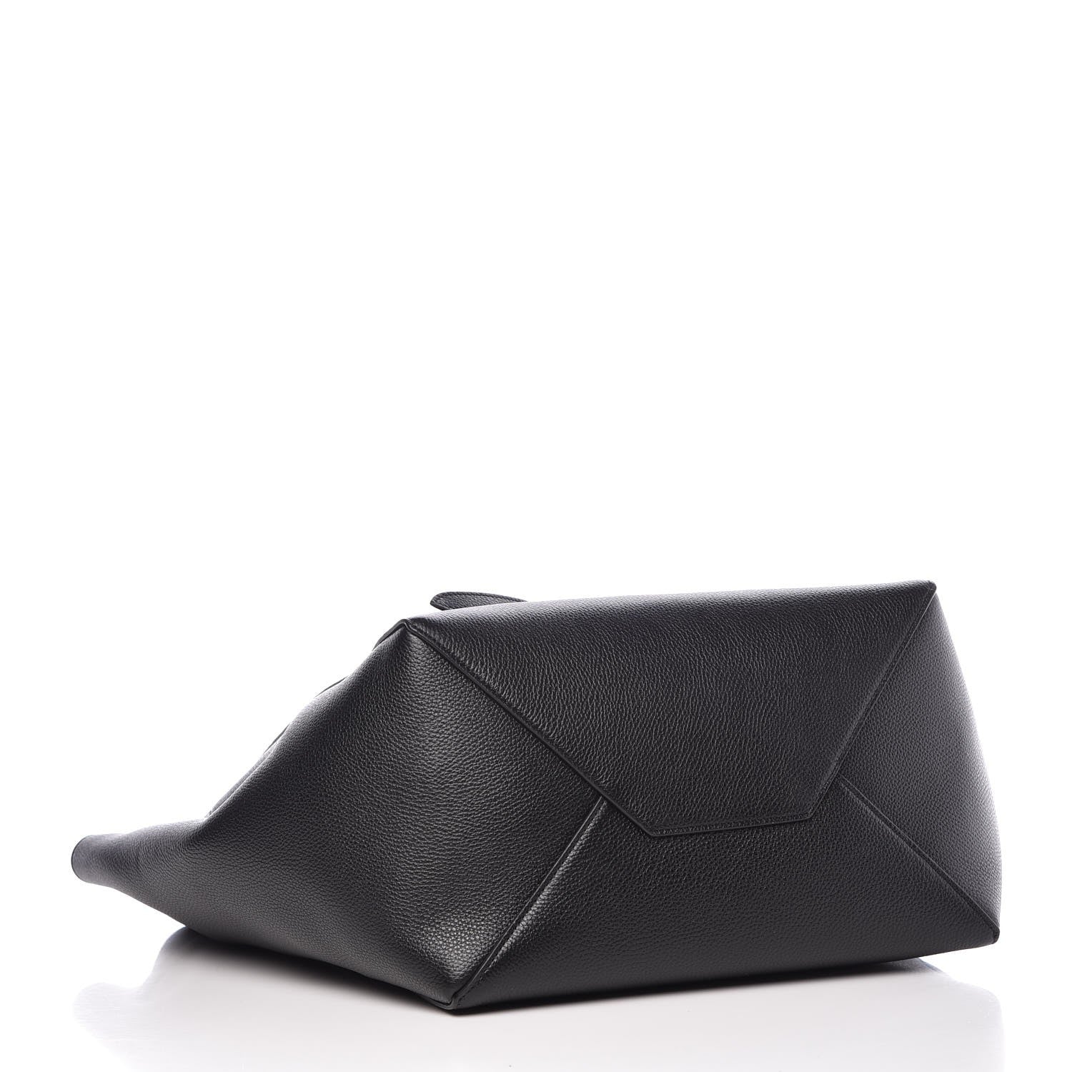 Celine Soft Grained Calfskin Small Belt Cabas Phantom Black 4 of 8