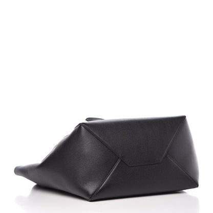 Celine Soft Grained Calfskin Small Belt Cabas Phantom Black 4 of 8