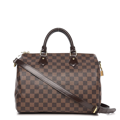 Louis Vuitton Damier Ebene Speedy Bandouliere 30 1 of 9